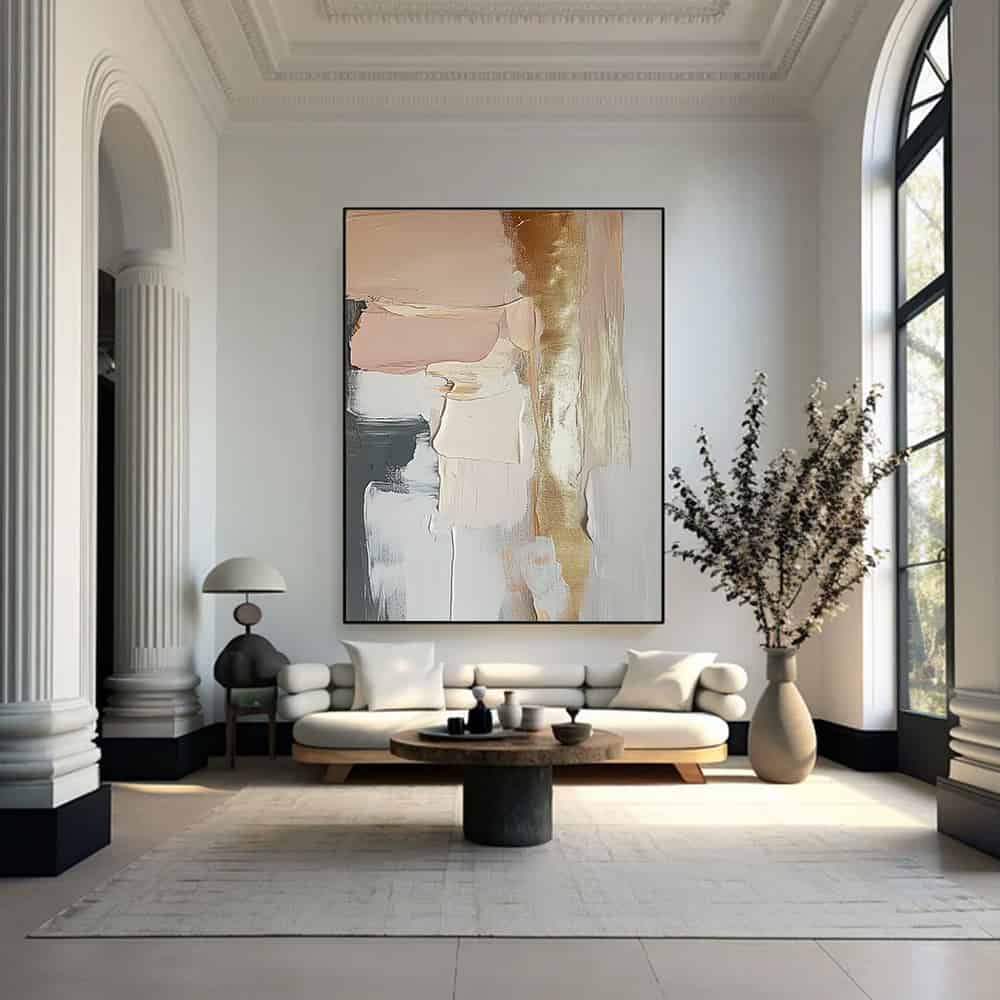 RICH TEXTURED ART "GILDED WHISPER"