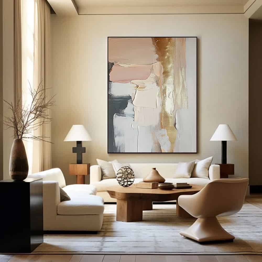 RICH TEXTURED ART "GILDED WHISPER"