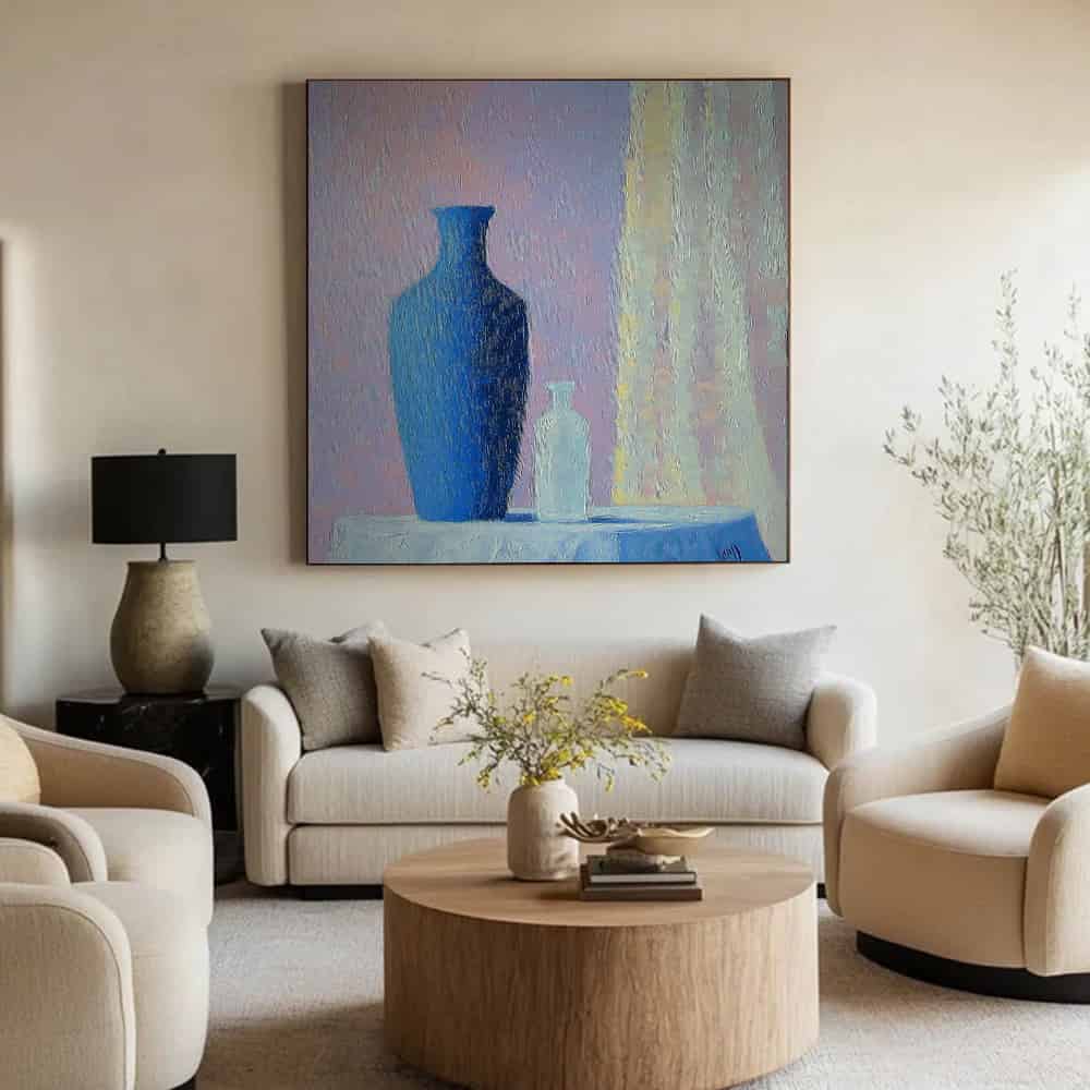 RICH TEXTURED ART "QUIET COMPANY"