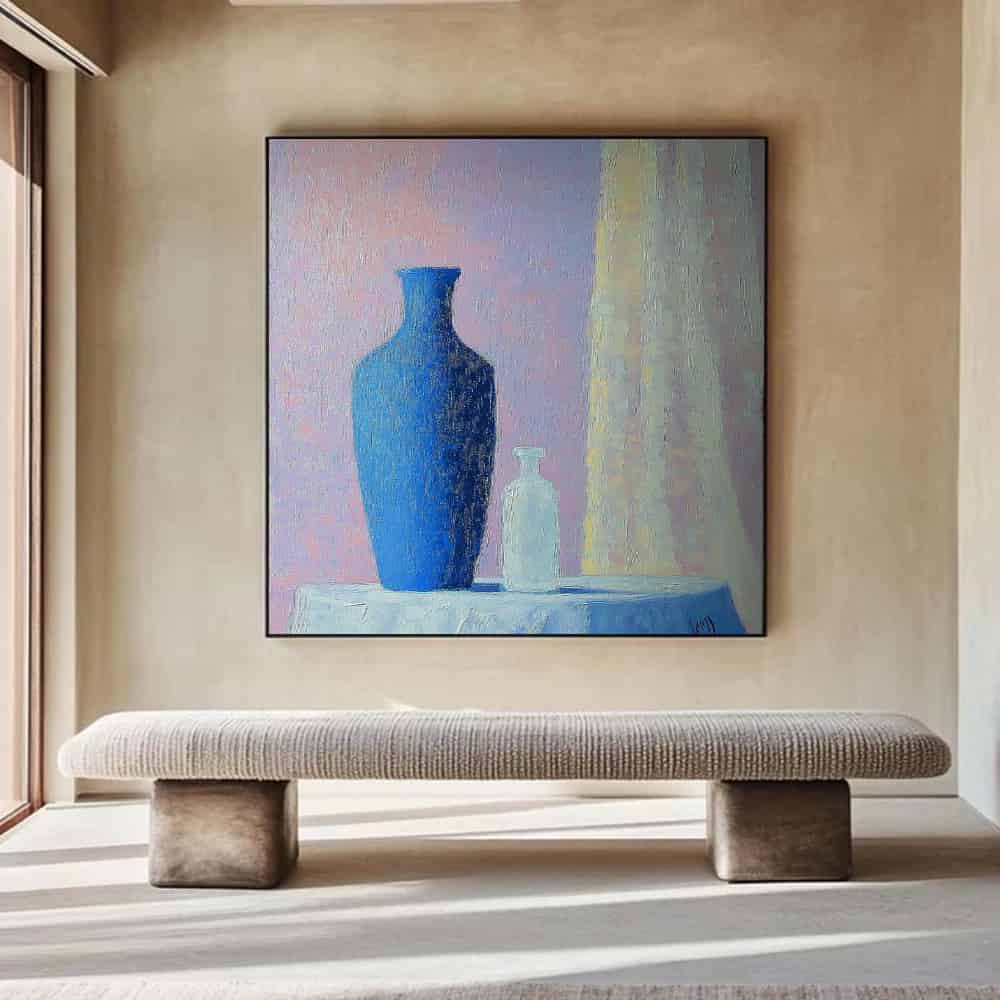 RICH TEXTURED ART "QUIET COMPANY"