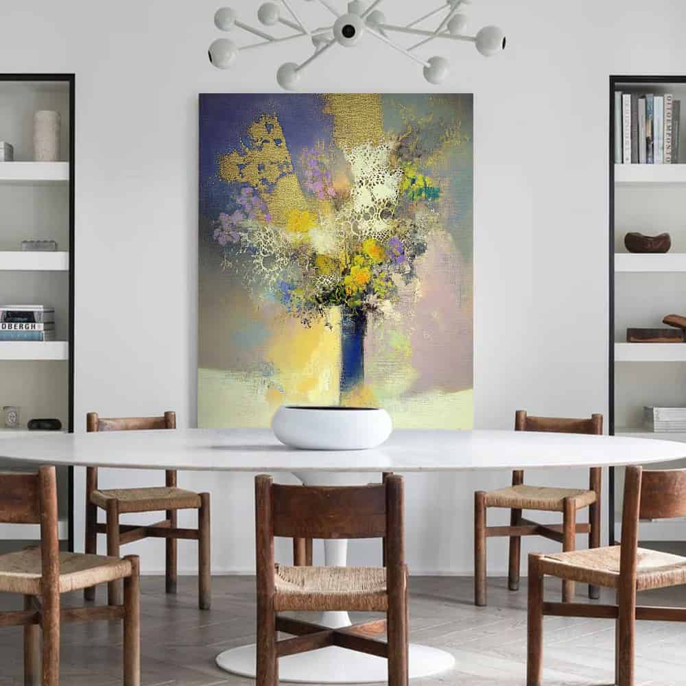 RICH TEXTURED ART "SPECTRAL BLOOM"