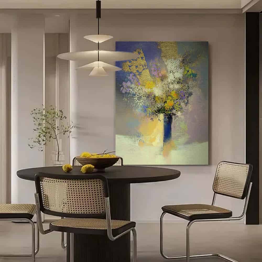 RICH TEXTURED ART "SPECTRAL BLOOM"