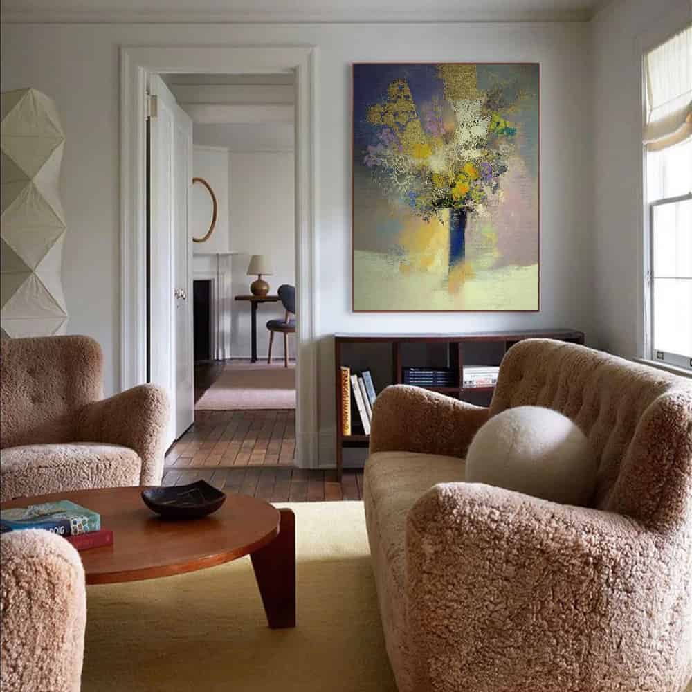 RICH TEXTURED ART "SPECTRAL BLOOM"