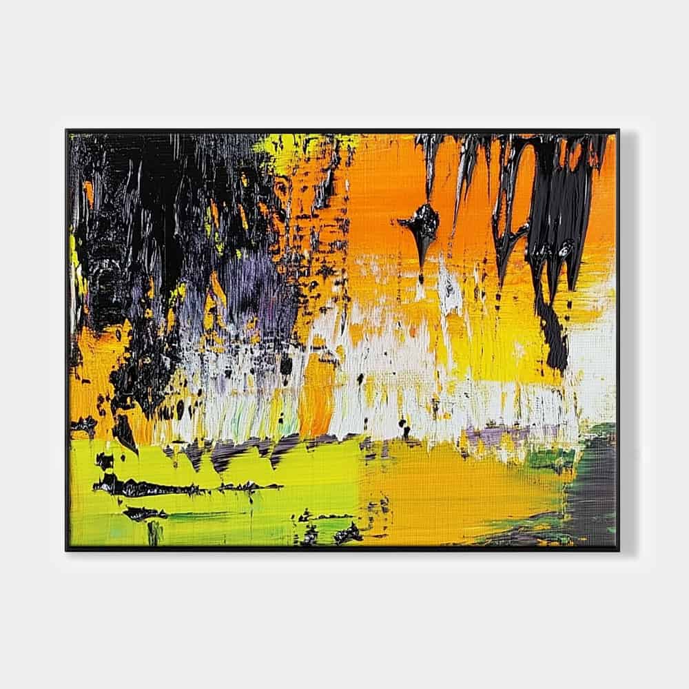 RICH TEXTURED ART "SUN SCORCH"