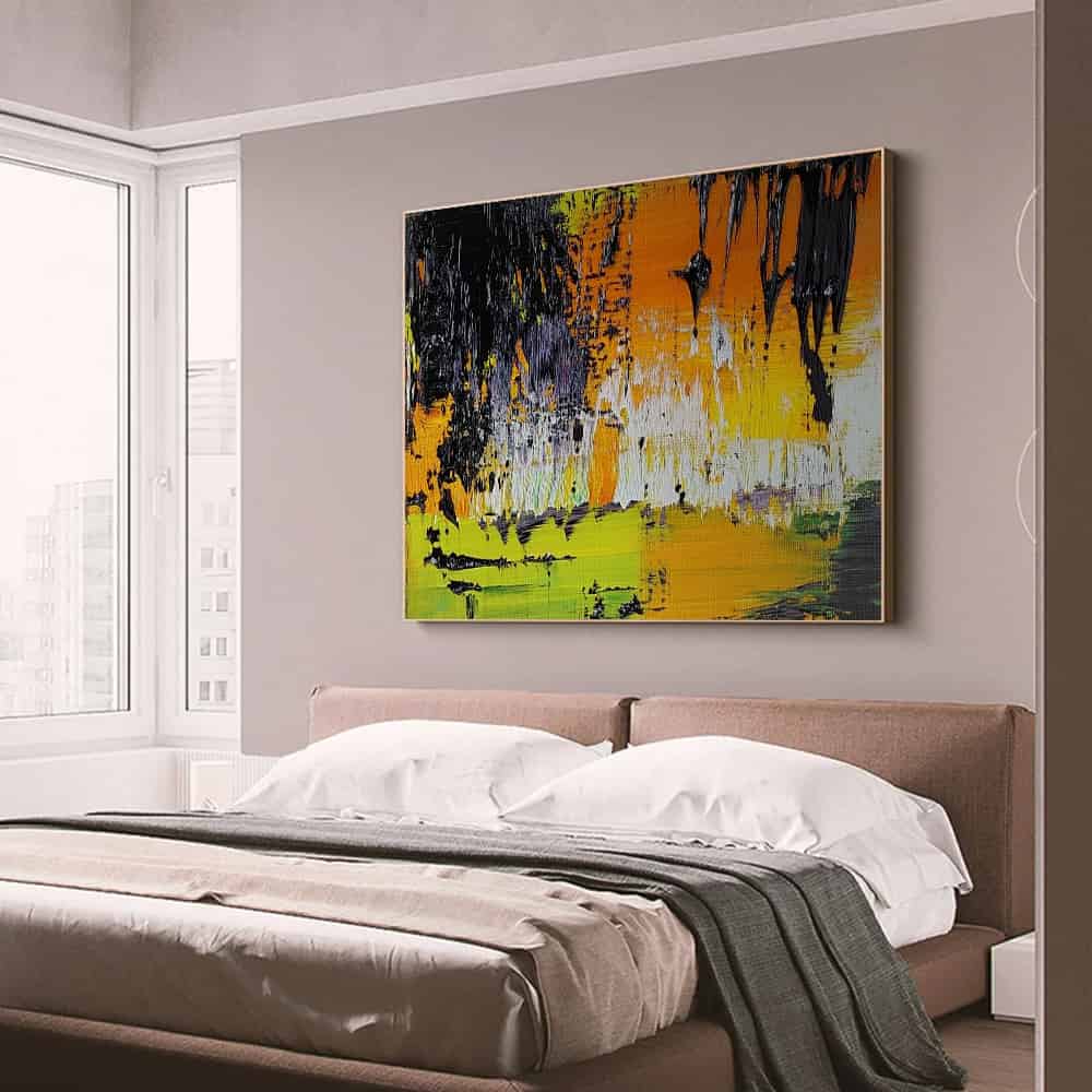 RICH TEXTURED ART "SUN SCORCH"