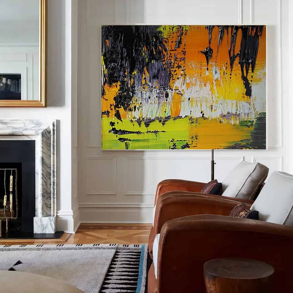 RICH TEXTURED ART "SUN SCORCH"