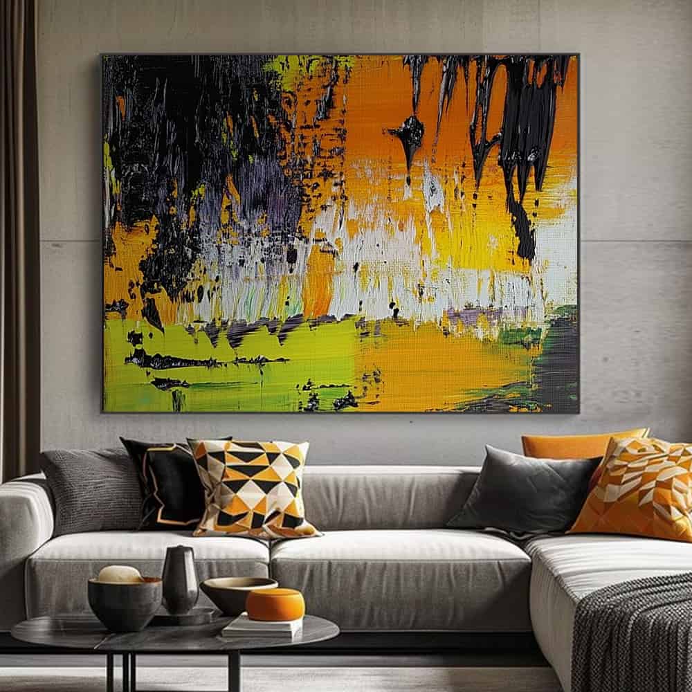RICH TEXTURED ART "SUN SCORCH"