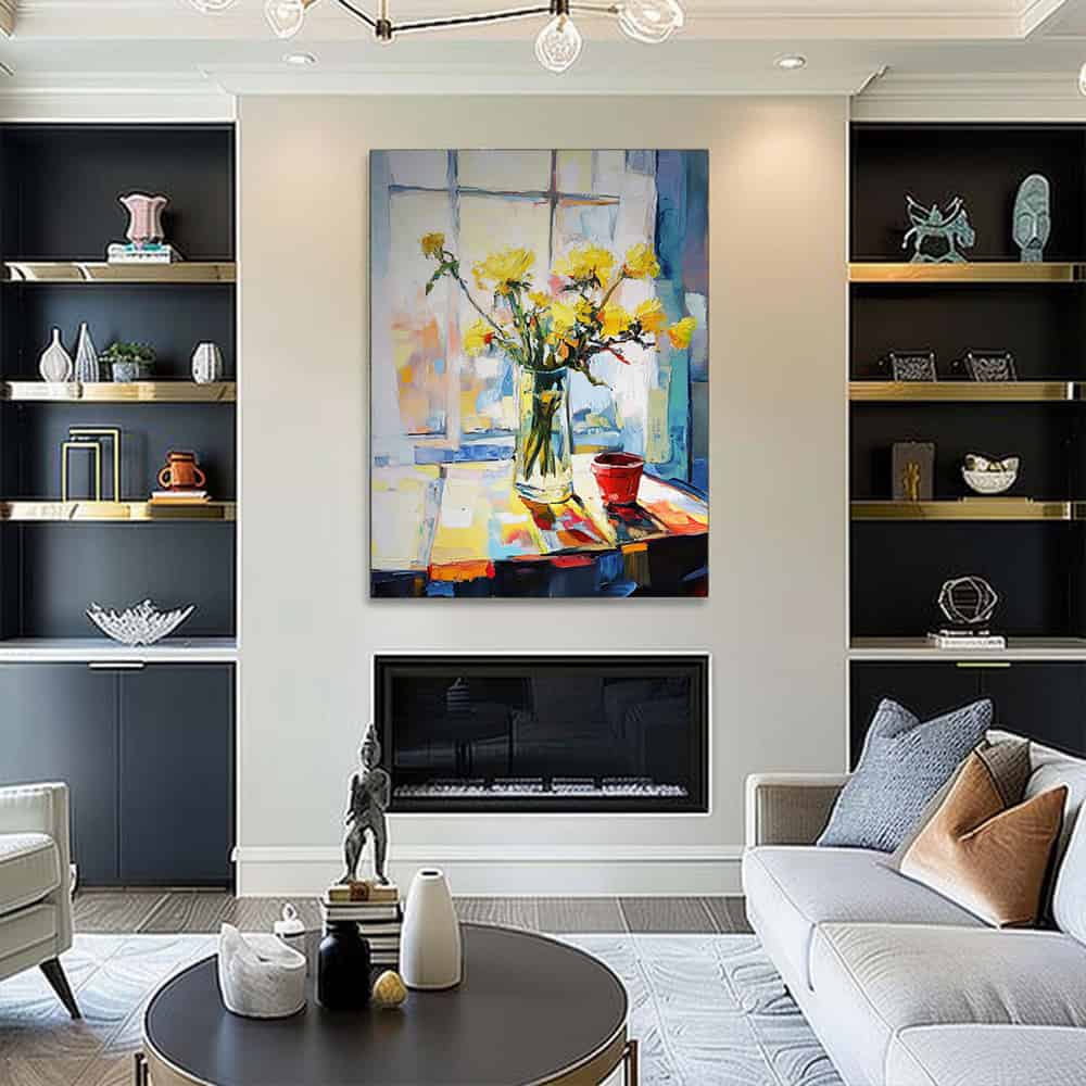 RICH TEXTURED ART "SUNDAY LIGHT"