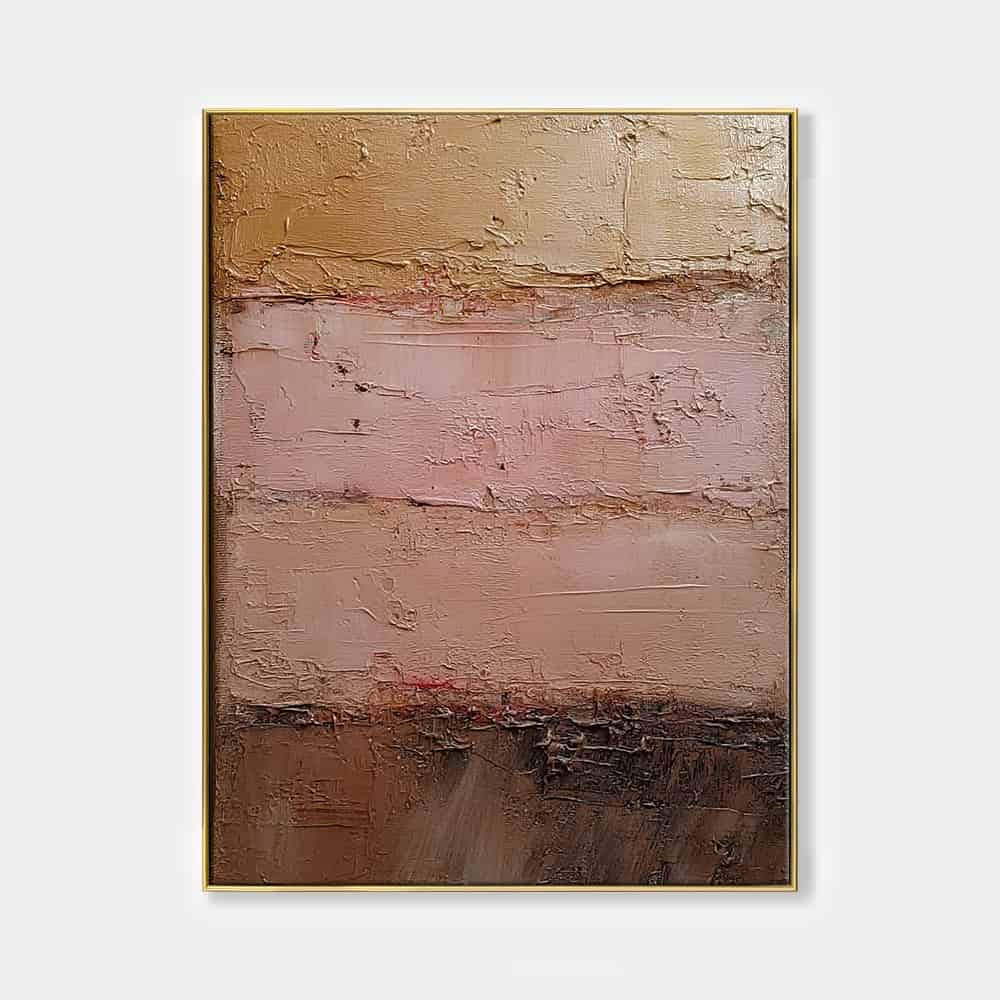 RICH TEXTURED ART "TERRA ROSA"