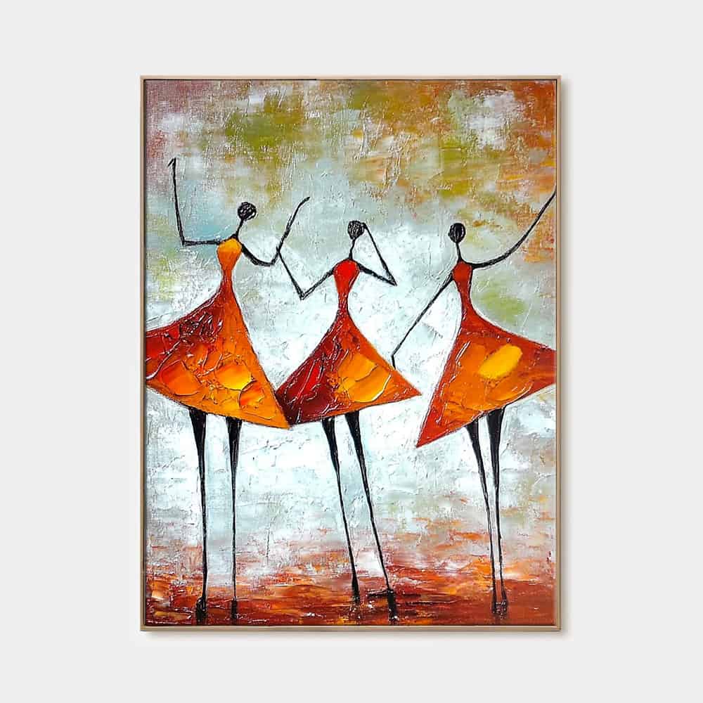 RICH TEXTURED ART "THE AUTUMN GRACES"