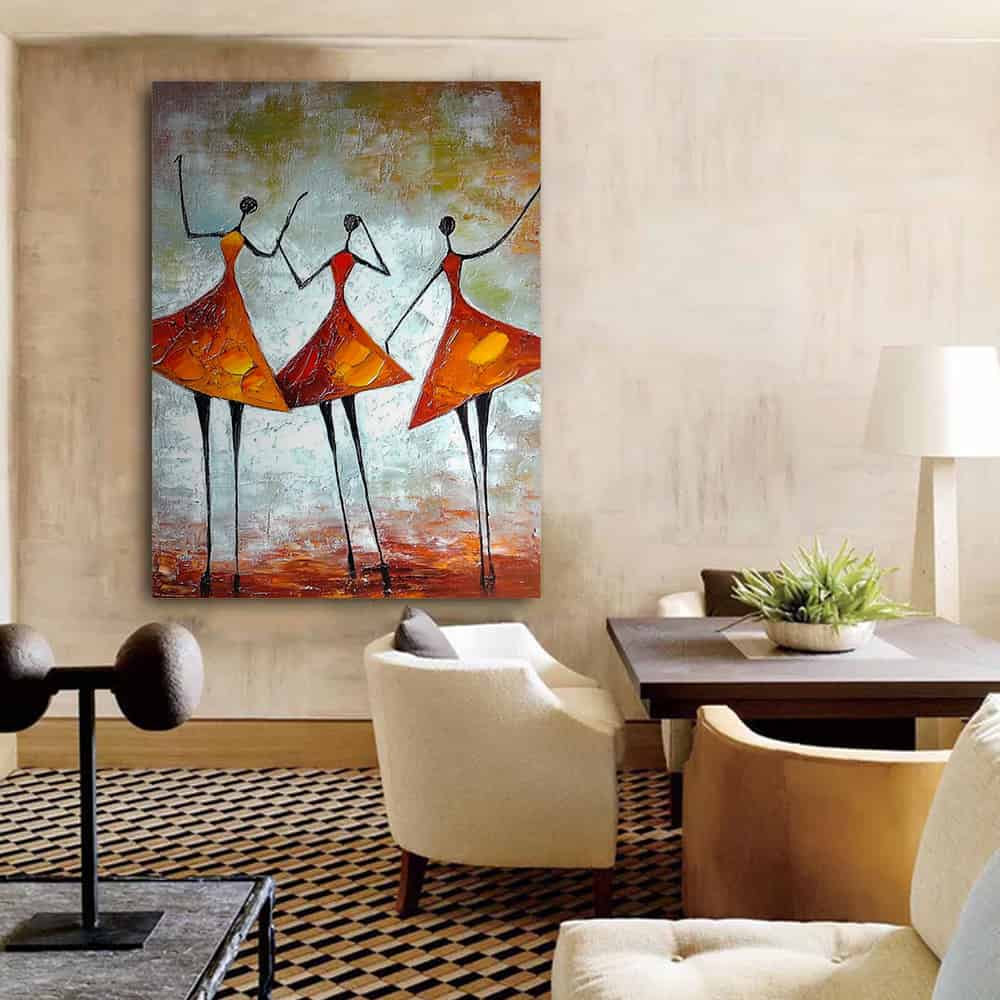 RICH TEXTURED ART "THE AUTUMN GRACES"