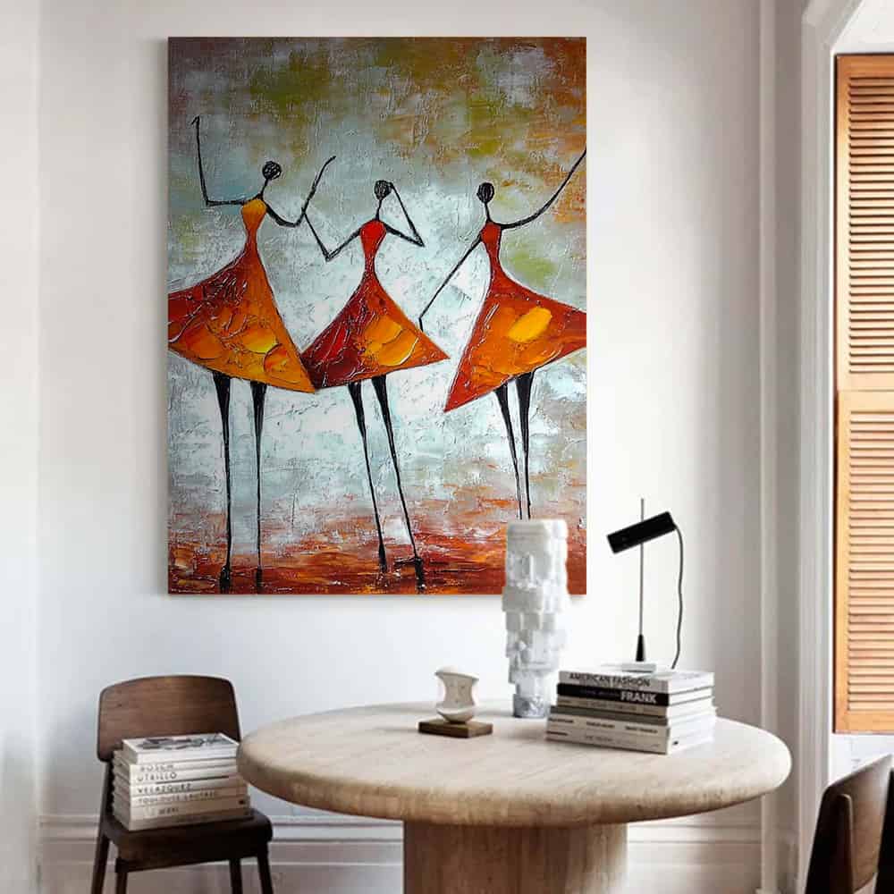 RICH TEXTURED ART "THE AUTUMN GRACES"