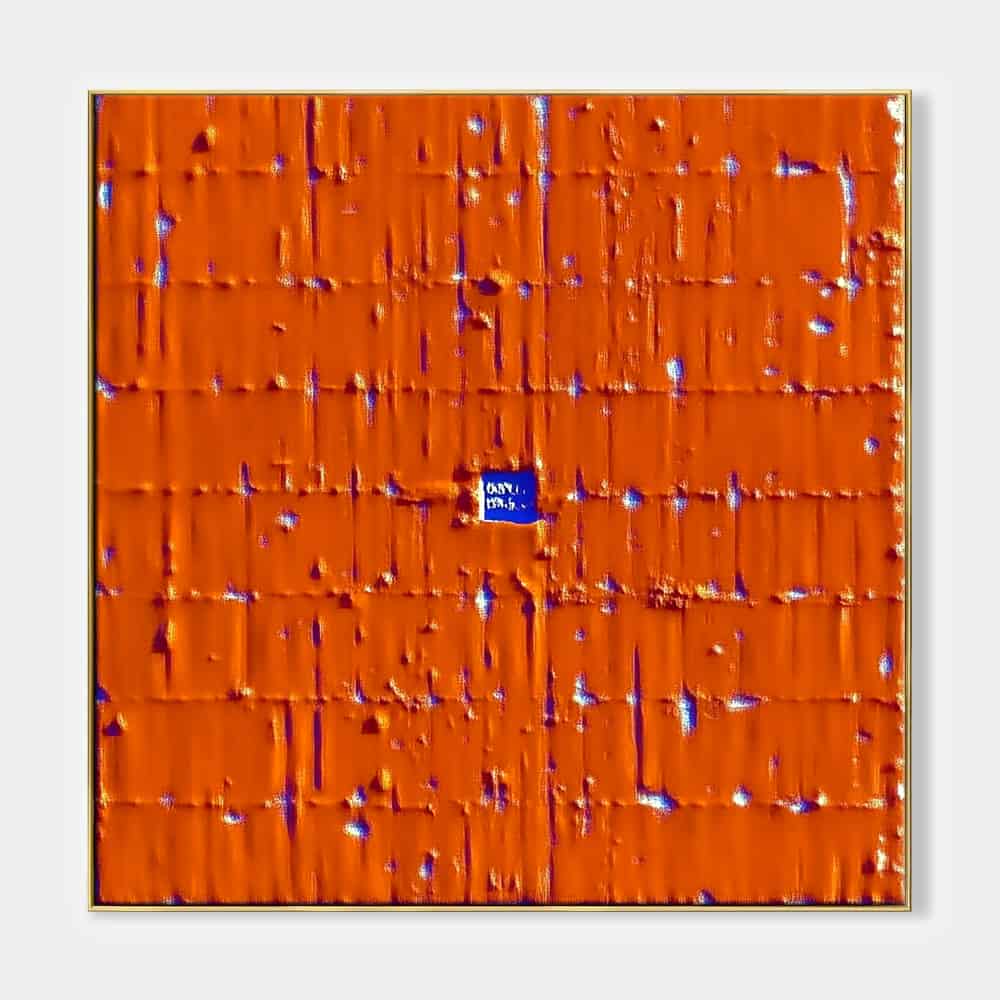 RICH TEXTURED ART "THE BLUE ANOMALY"