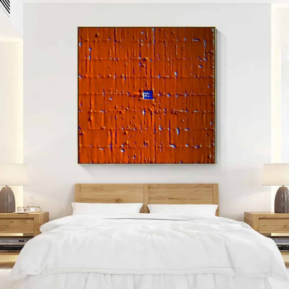 RICH TEXTURED ART "THE BLUE ANOMALY"