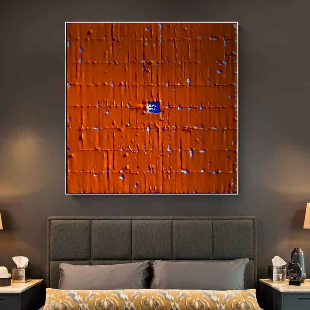 RICH TEXTURED ART "THE BLUE ANOMALY"