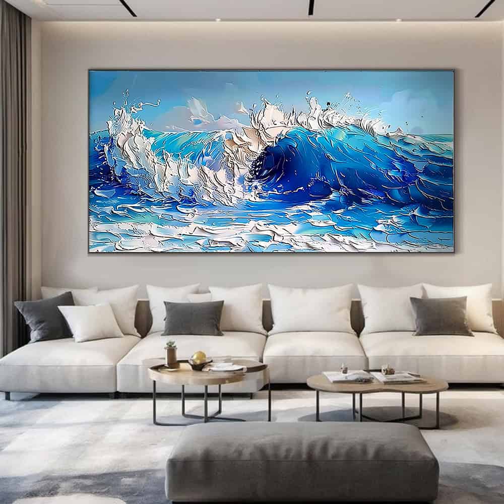 SEA & BEACH ART "AZURE FURY"