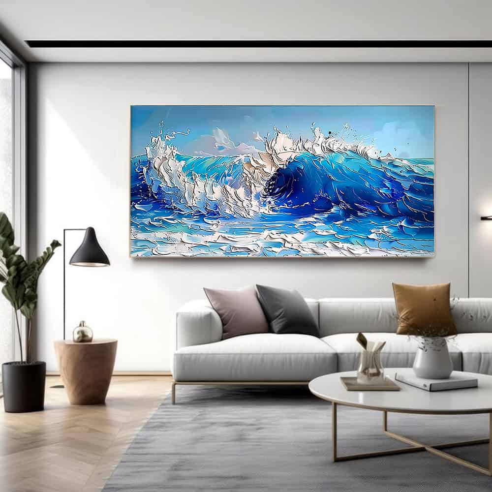 SEA & BEACH ART "AZURE FURY"