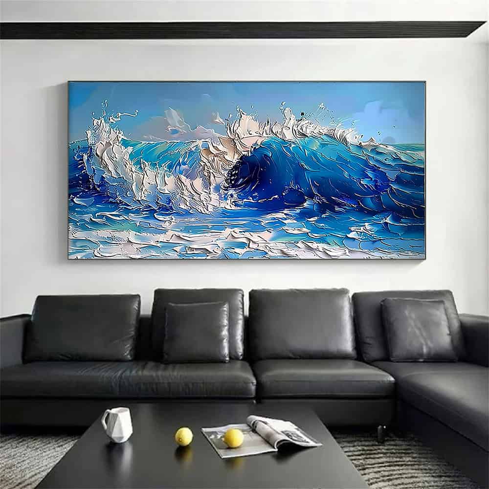 SEA & BEACH ART "AZURE FURY"