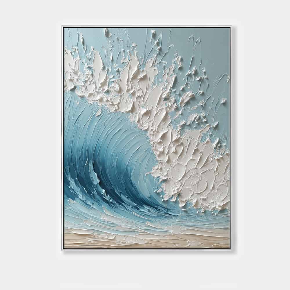 SEA & BEACH ART "CERULEAN CURVE"