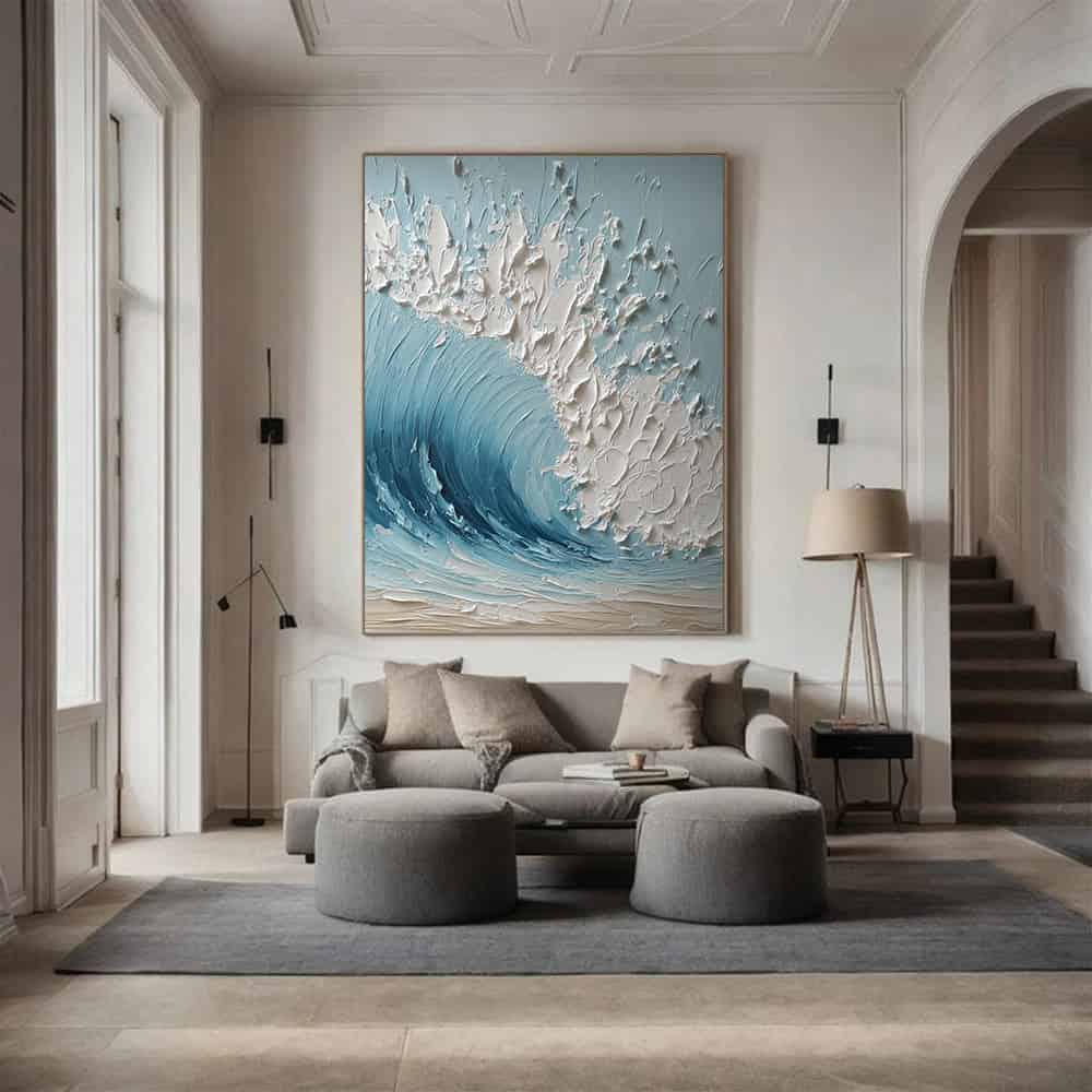SEA & BEACH ART "CERULEAN CURVE"
