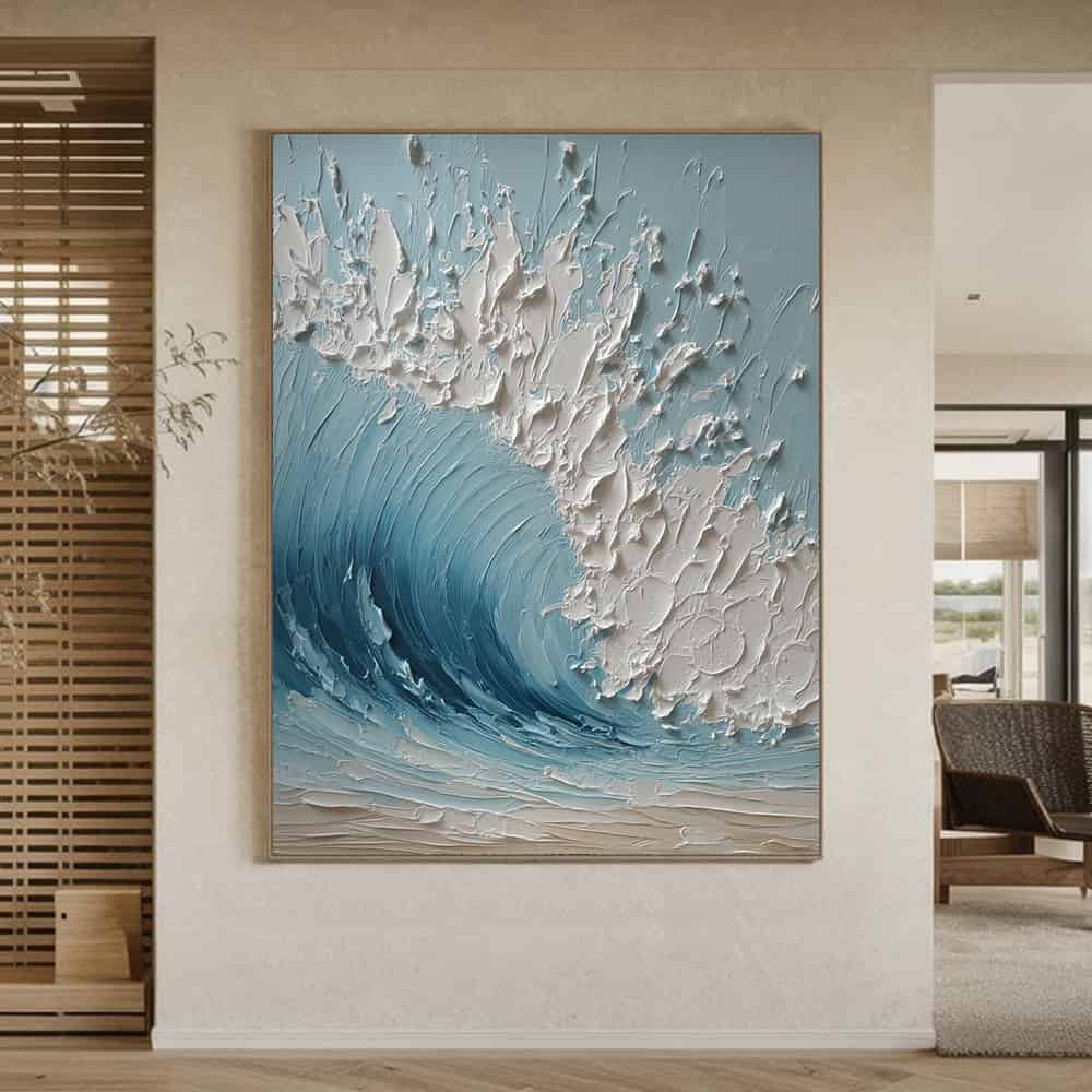 SEA & BEACH ART "CERULEAN CURVE"