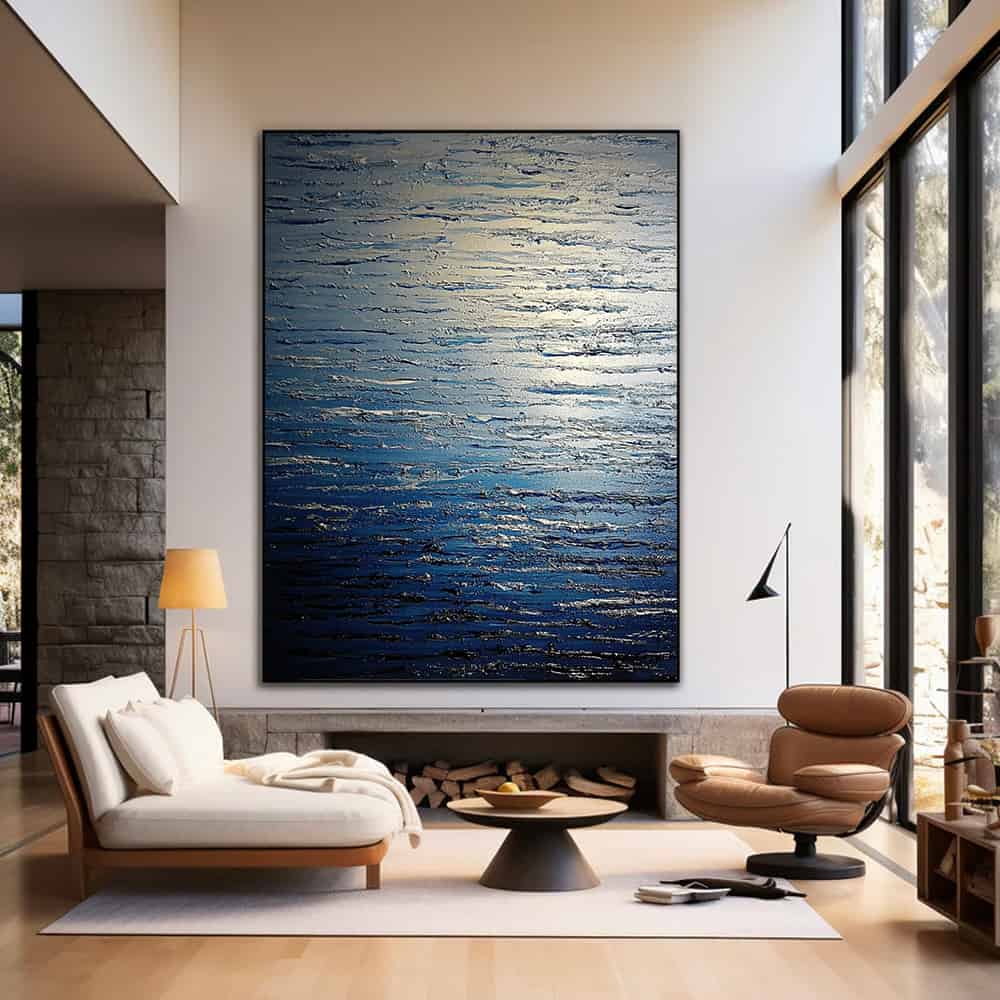 SEA & BEACH ART "MOONLIT RIPPLES"