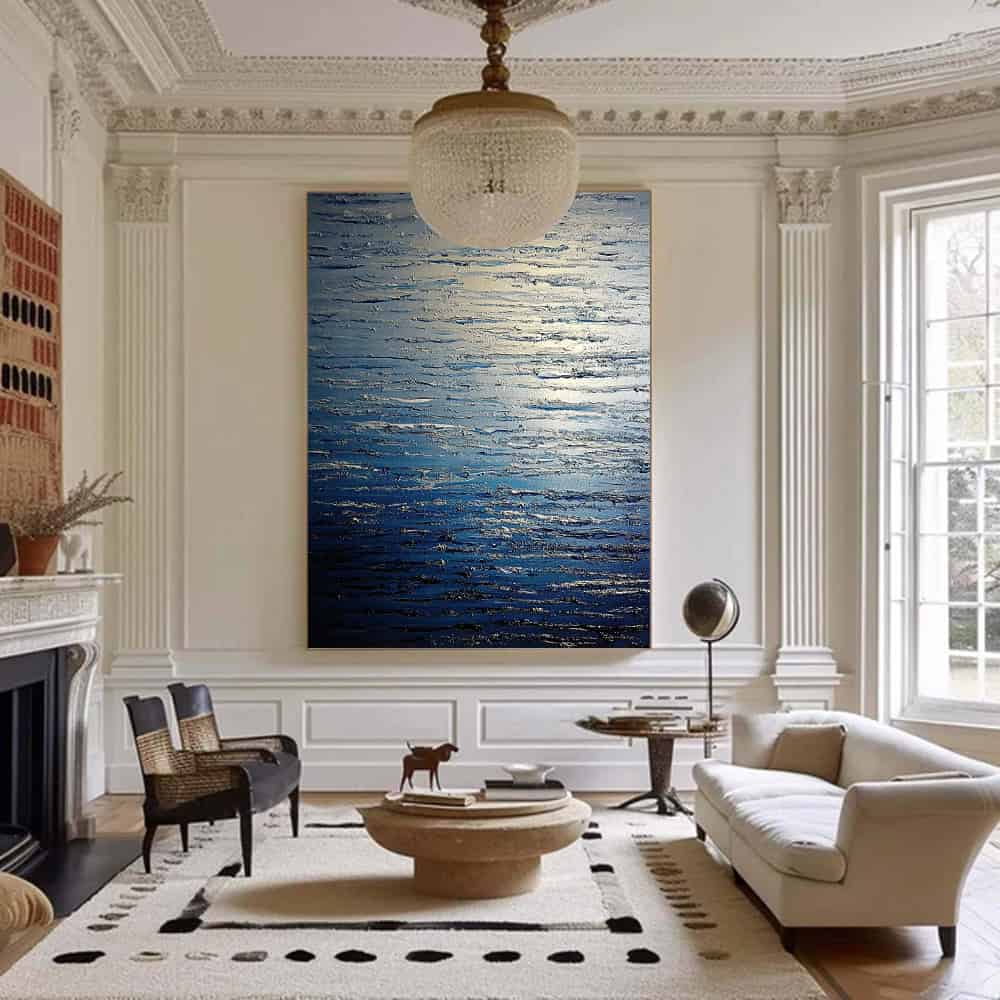 SEA & BEACH ART "MOONLIT RIPPLES"