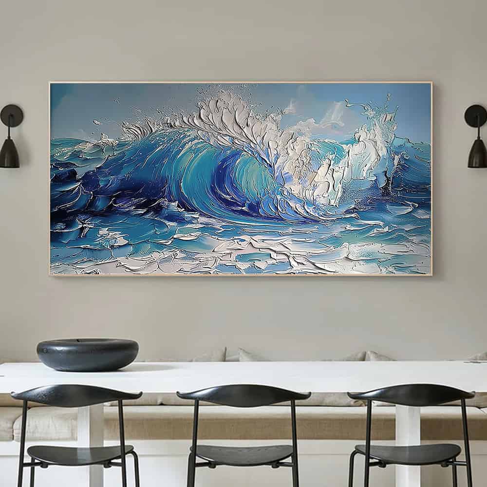 SEA & BEACH ART "SAPPHIRE BREAKER"