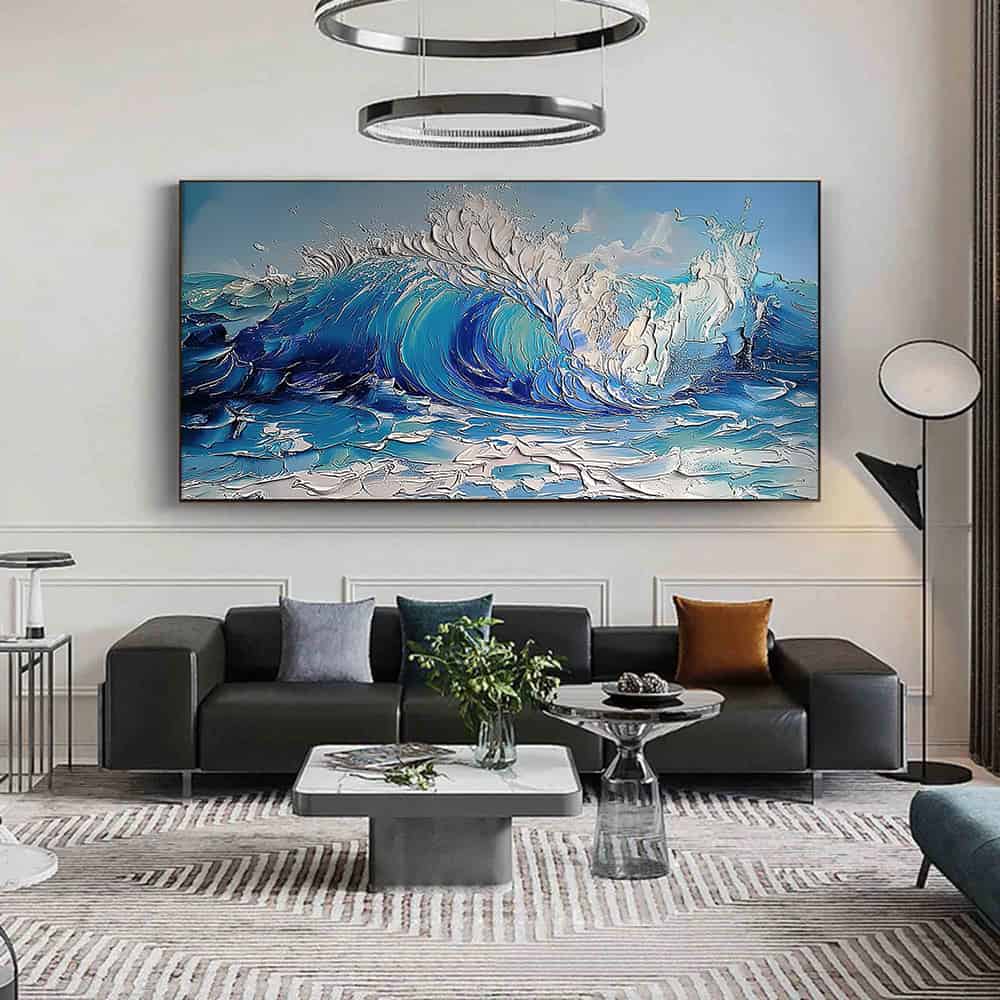 SEA & BEACH ART "SAPPHIRE BREAKER"