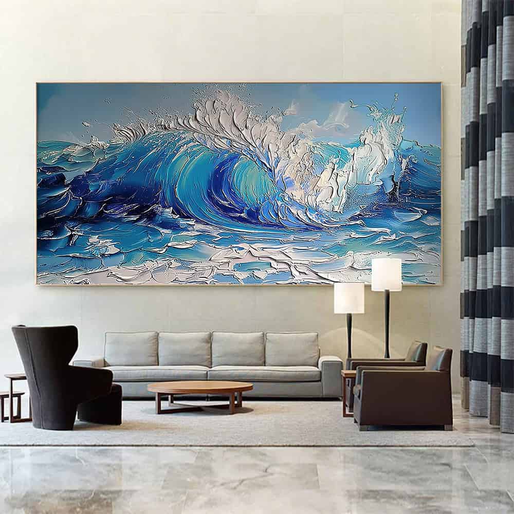 SEA & BEACH ART "SAPPHIRE BREAKER"