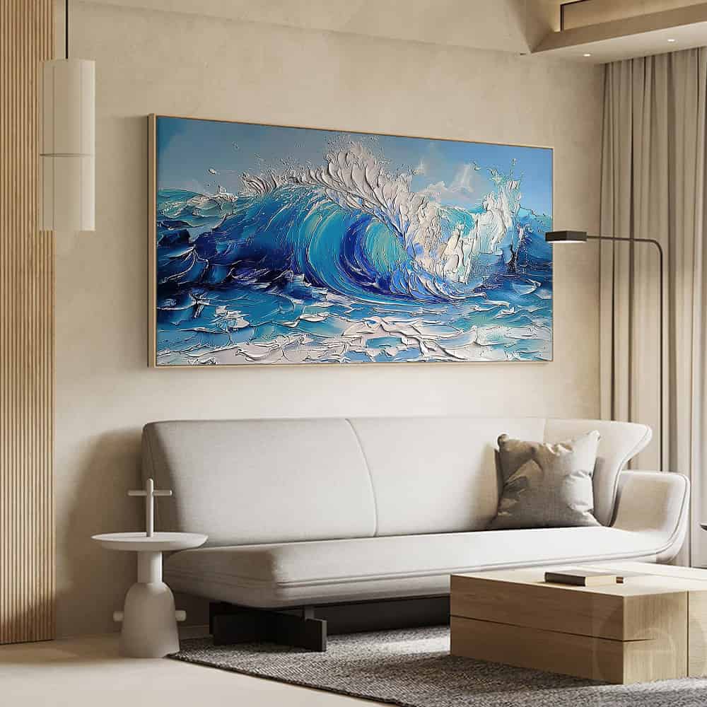 SEA & BEACH ART "SAPPHIRE BREAKER"