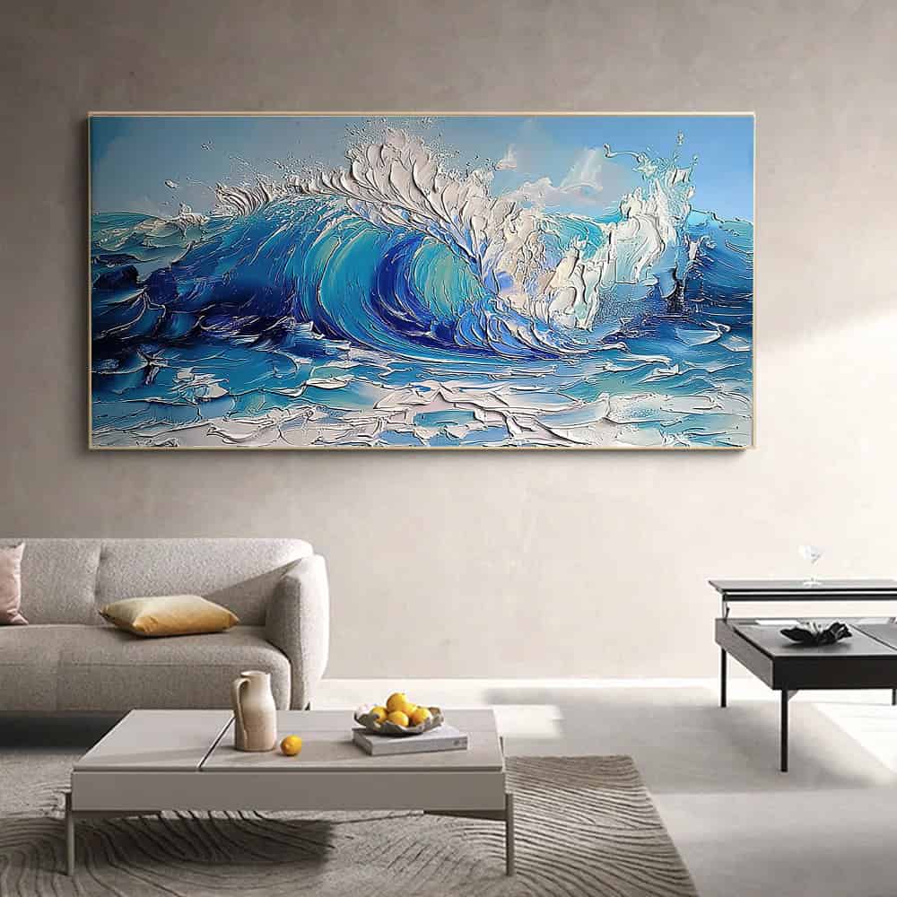 SEA & BEACH ART "SAPPHIRE BREAKER"