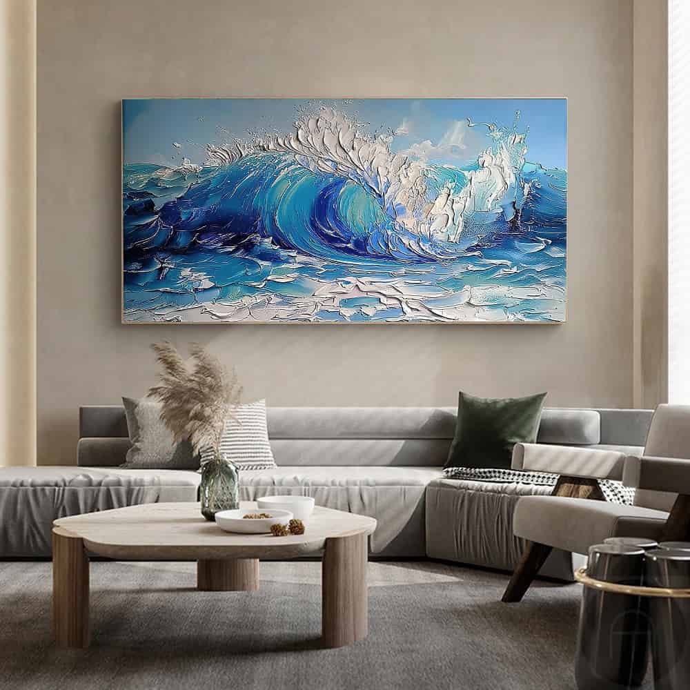 SEA & BEACH ART "SAPPHIRE BREAKER"