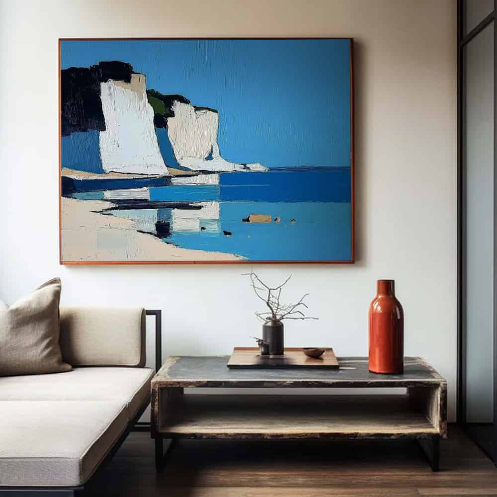 SUMMER BEACH ART "AZURE SENTINELS"