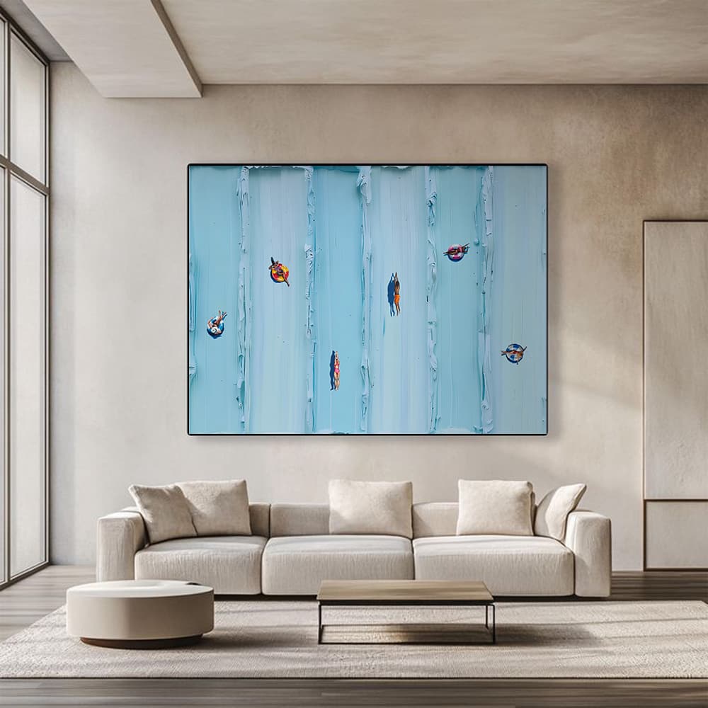 SUMMER BEACH ART "CASCADE LANES"