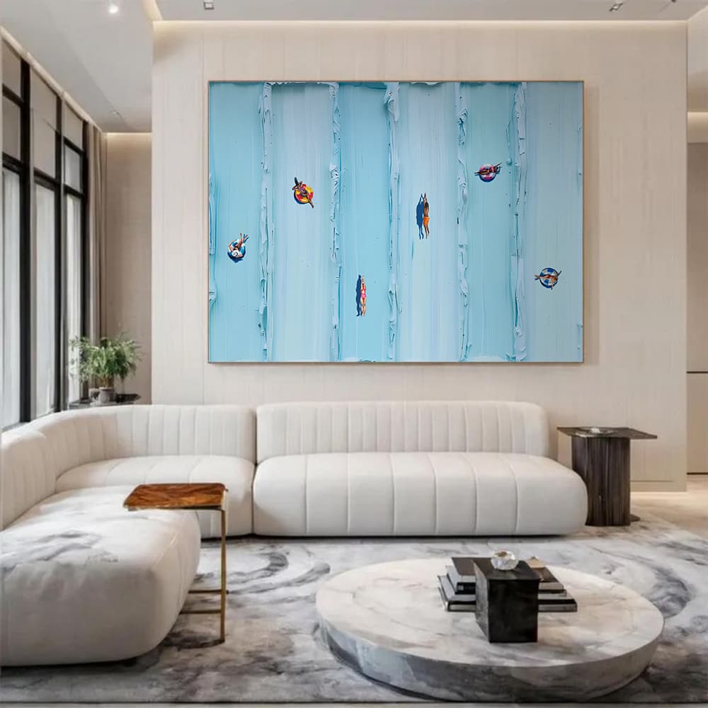 SUMMER BEACH ART "CASCADE LANES"