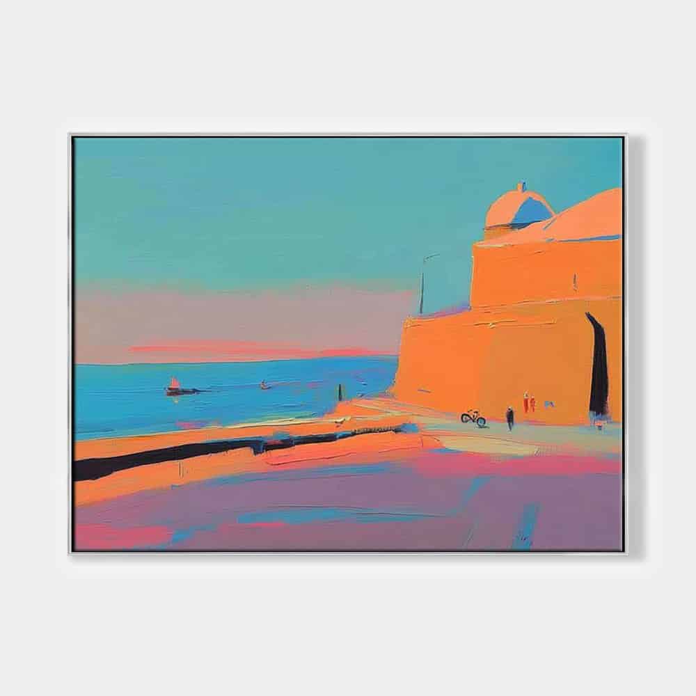 SUMMER BEACH ART "COASTAL GLOW"