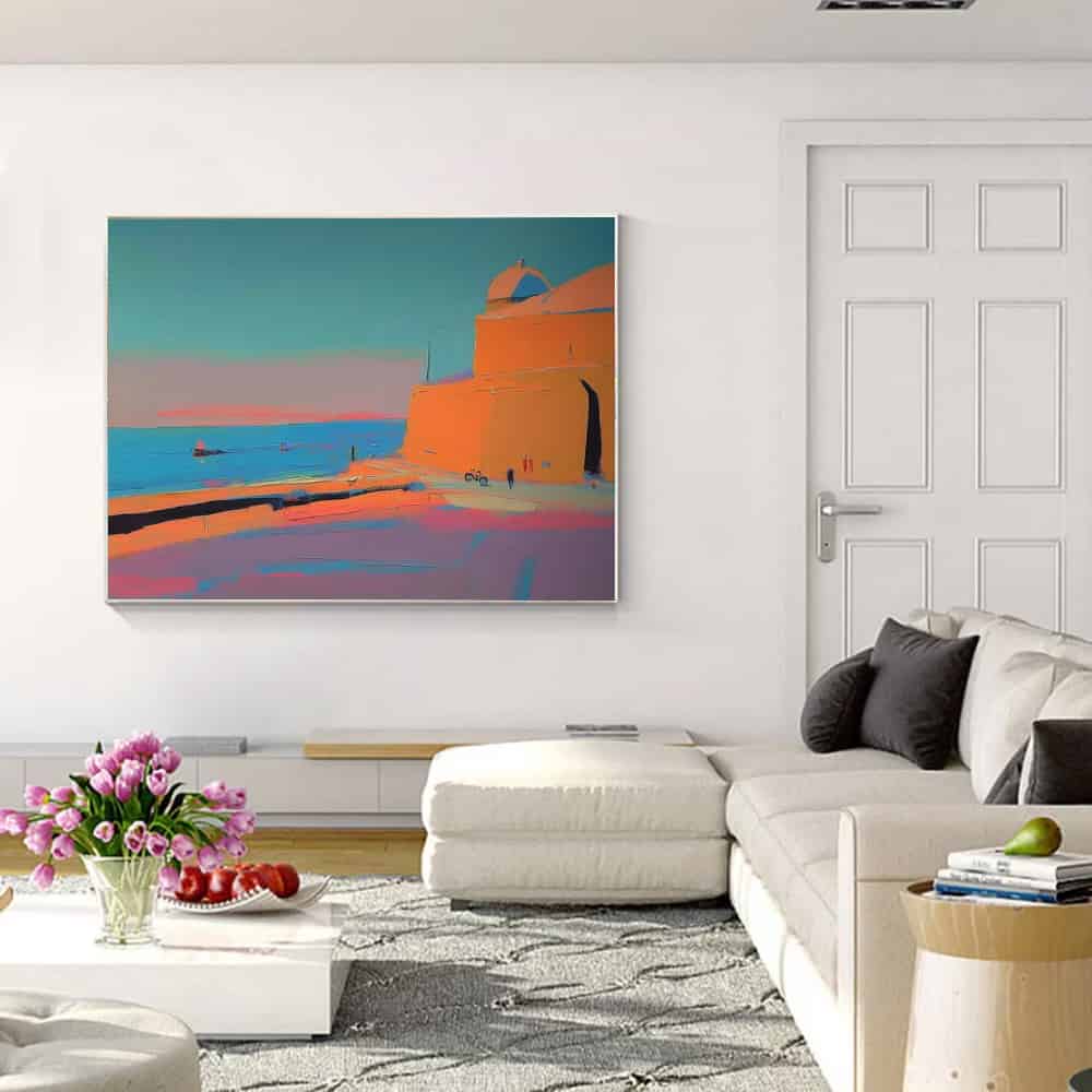 SUMMER BEACH ART "COASTAL GLOW"