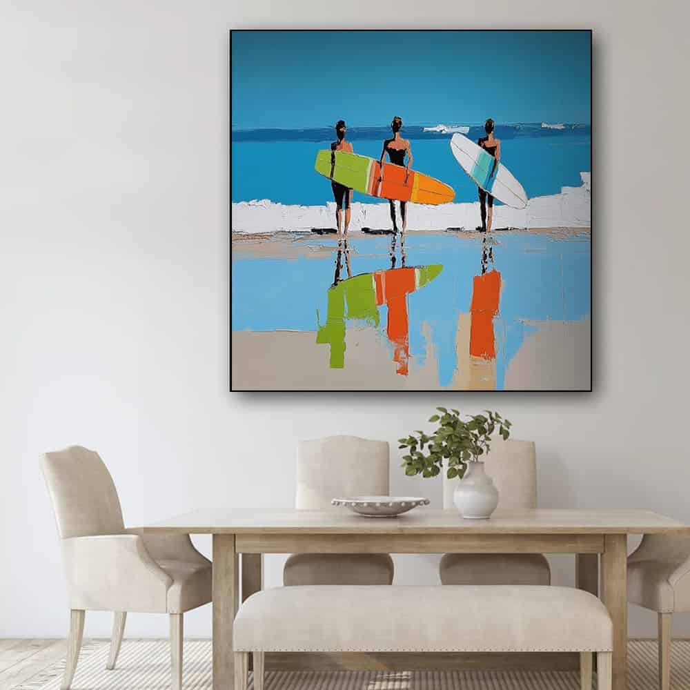 SUMMER BEACH ART "SHORELINE ECHOES"