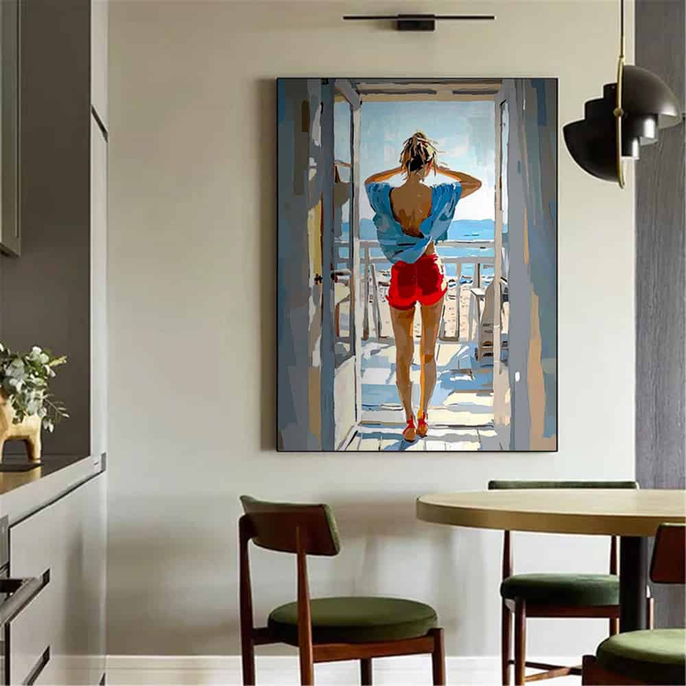 SUMMER BEACH ART "SUMMER'S THRESHOLD"