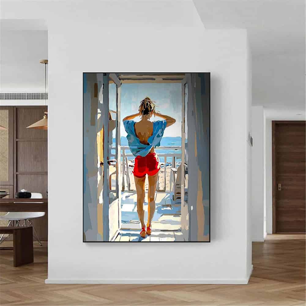SUMMER BEACH ART "SUMMER'S THRESHOLD"