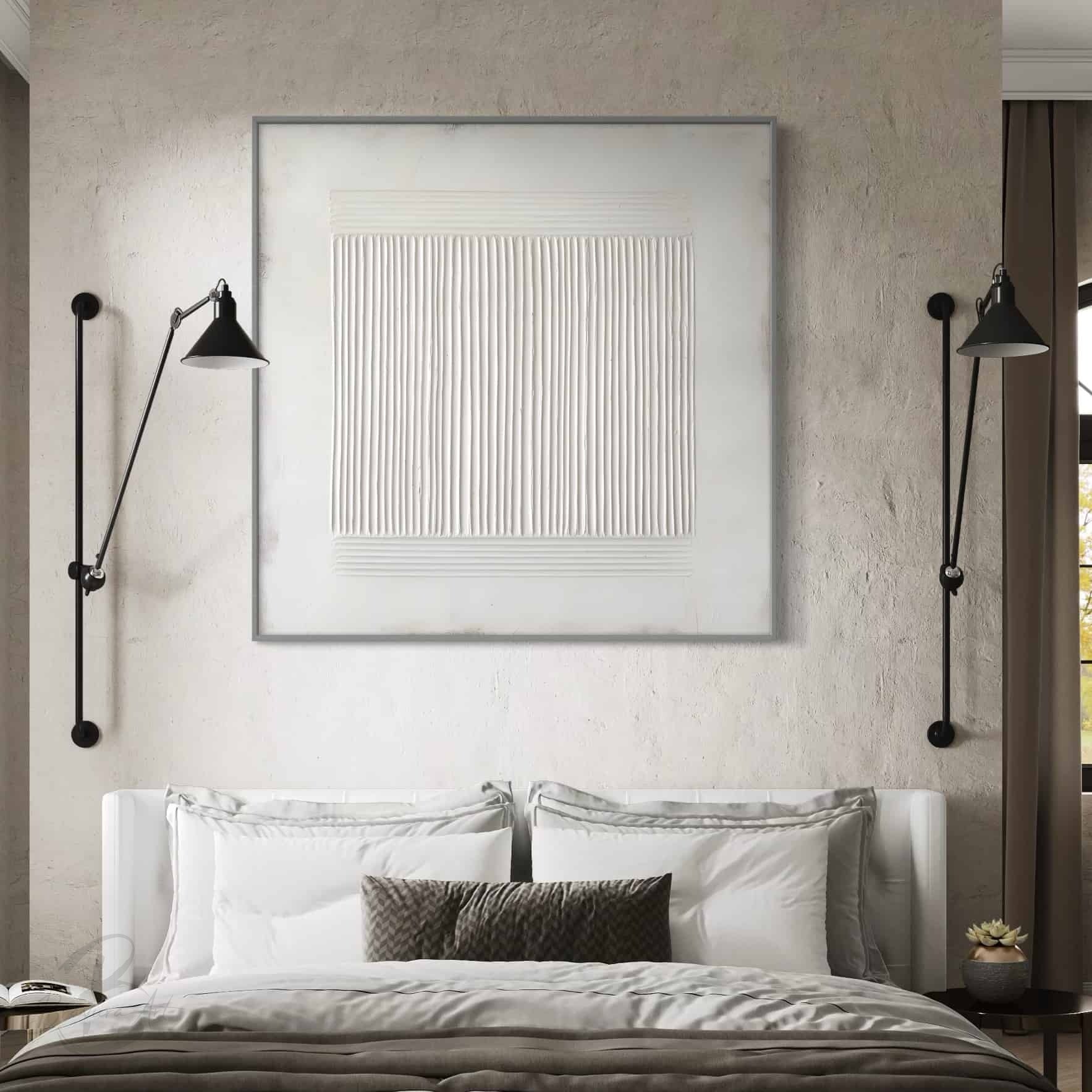WABI SABI WALL ART "WHITE RHYTHM"