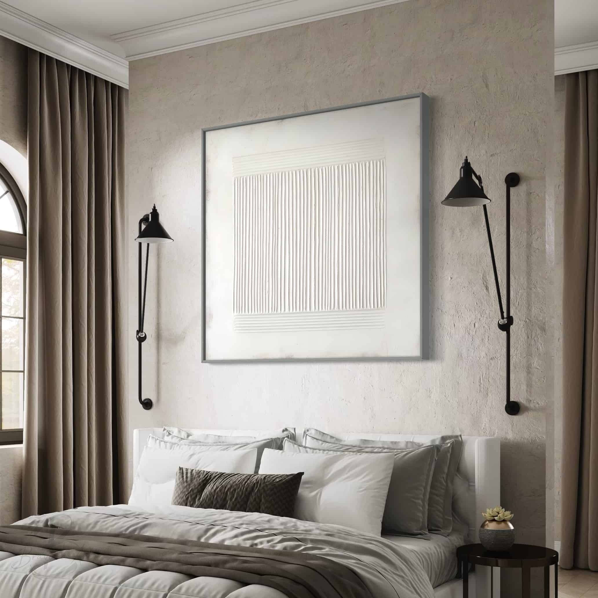 WABI SABI WALL ART "WHITE RHYTHM"