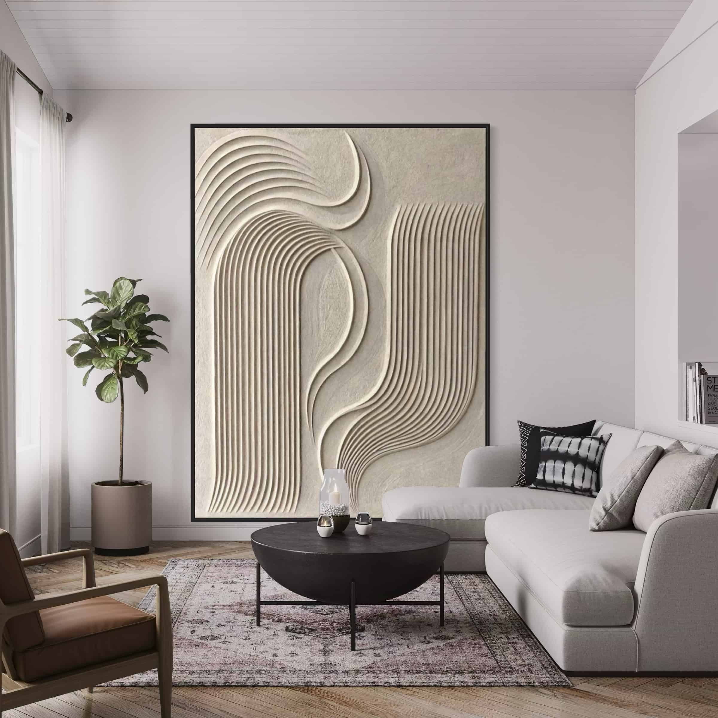 WABI SABI WALL ART "GENTLE CURRENTS"