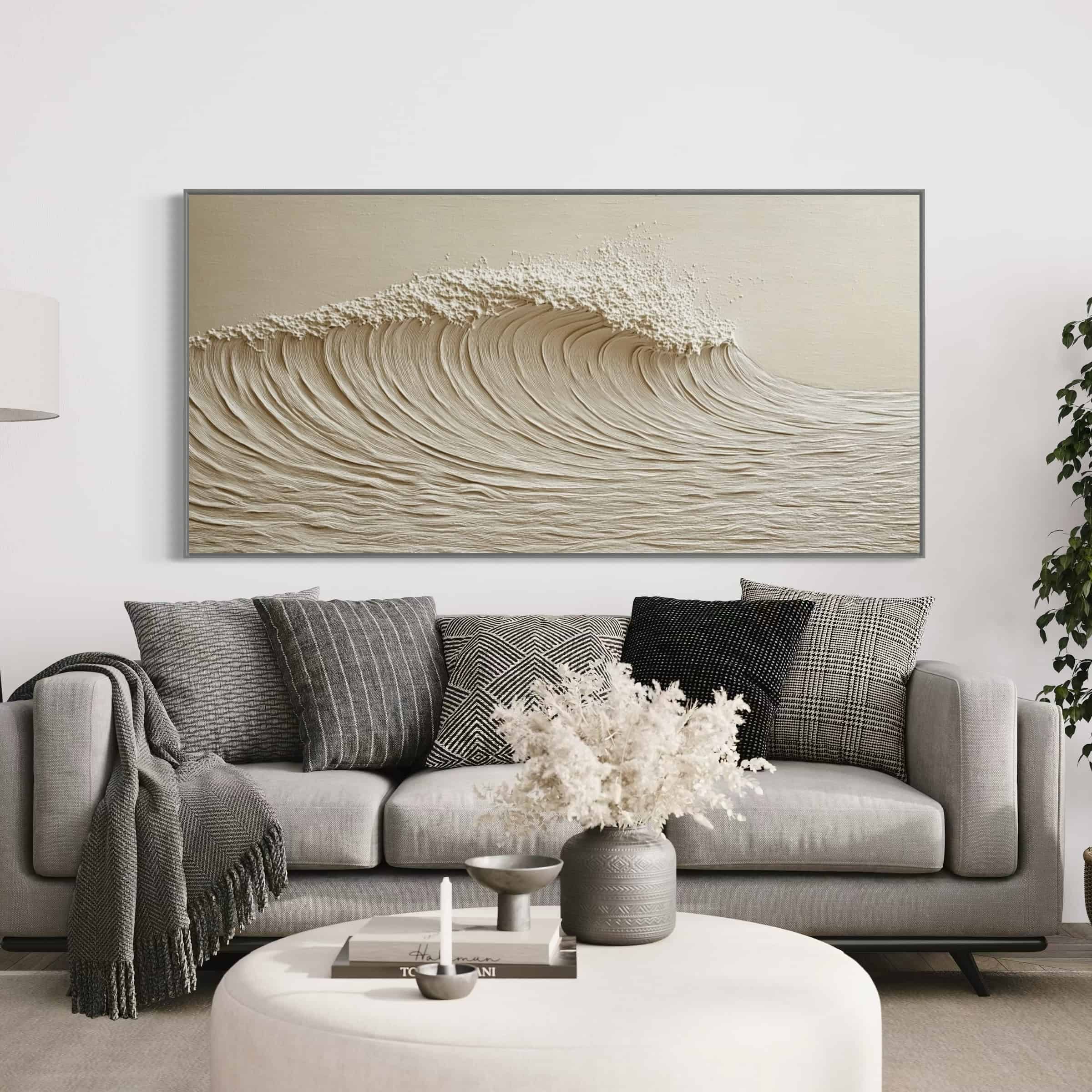 SEA & BEACH ART "IVORY CREST"