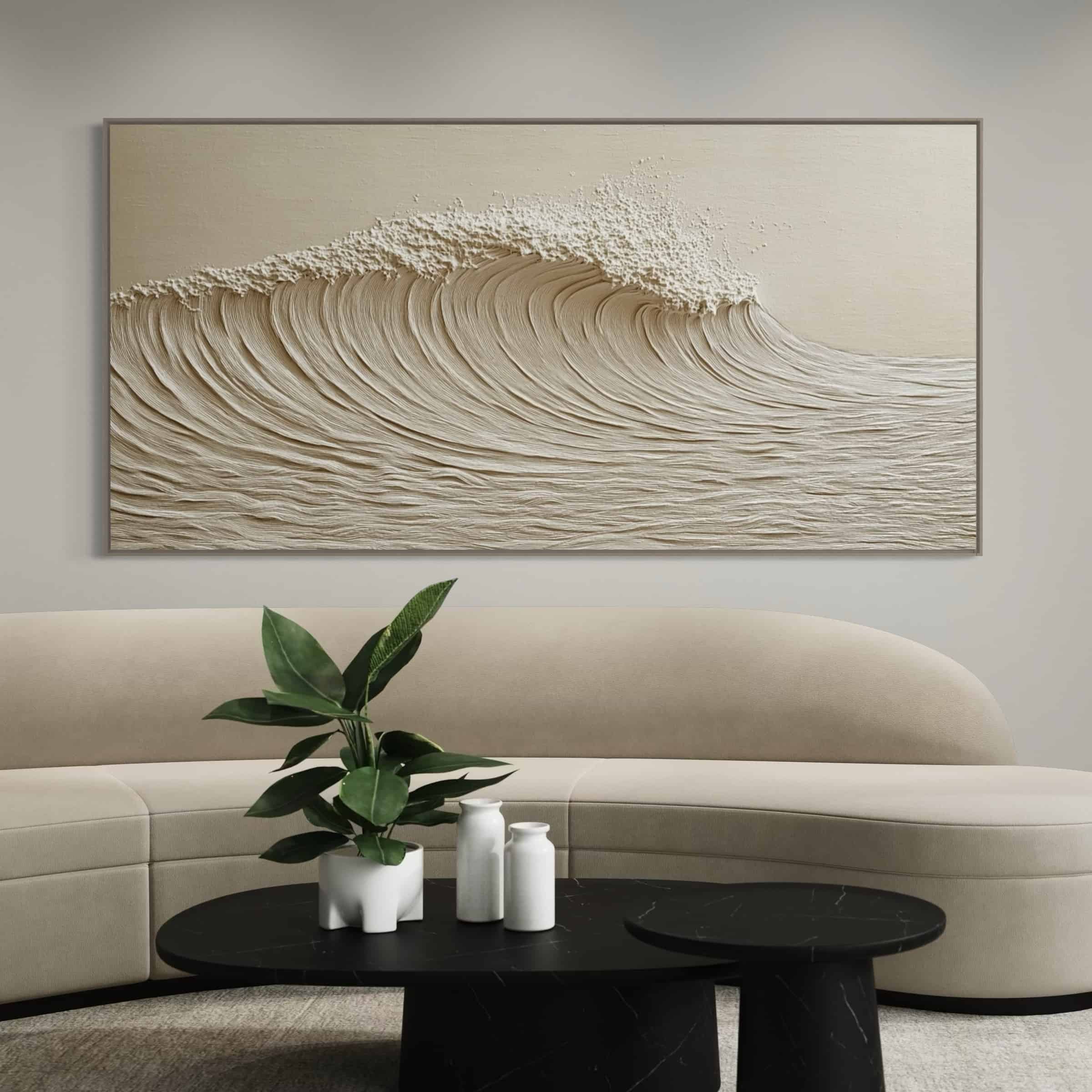 SEA & BEACH ART "IVORY CREST"