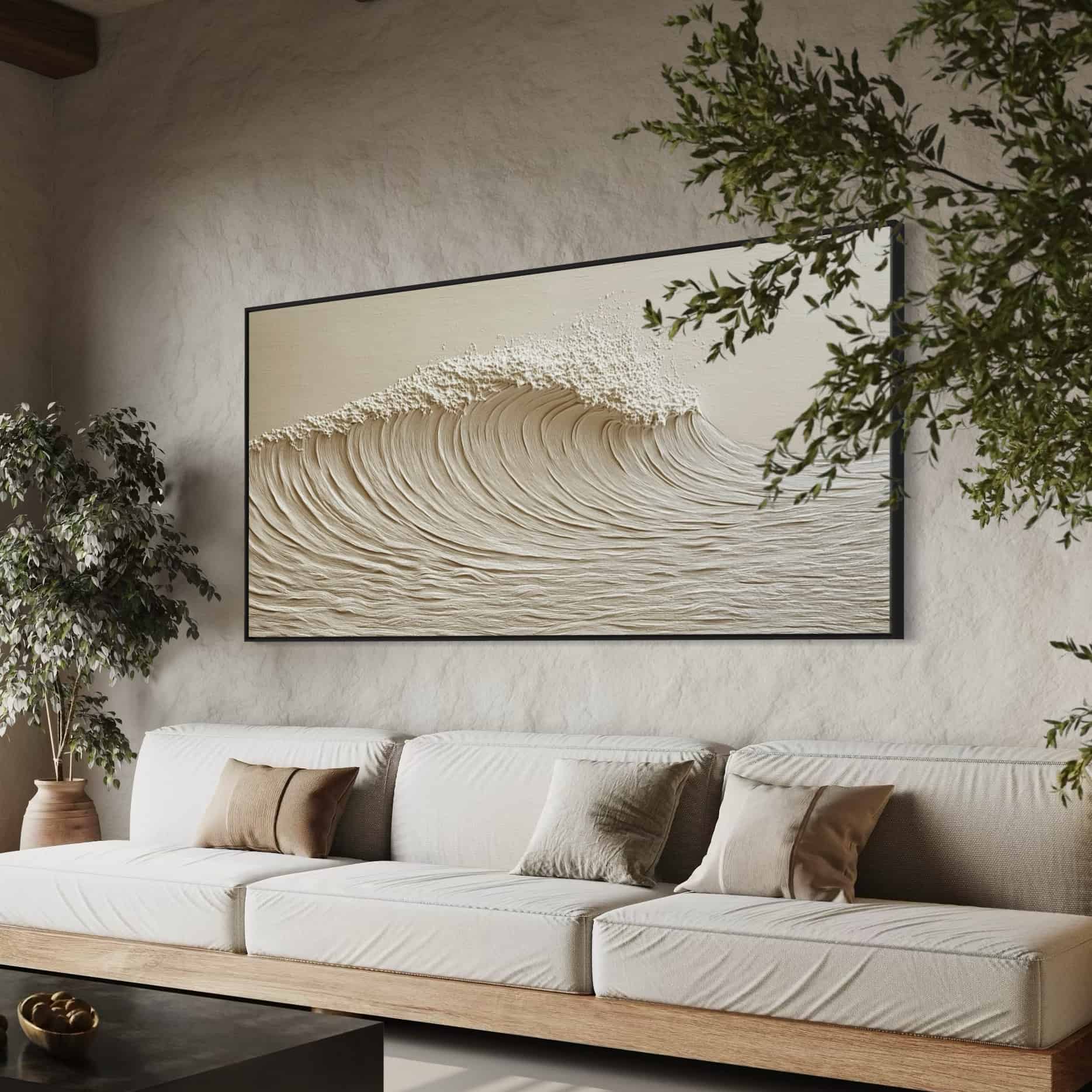 SEA & BEACH ART "IVORY CREST"