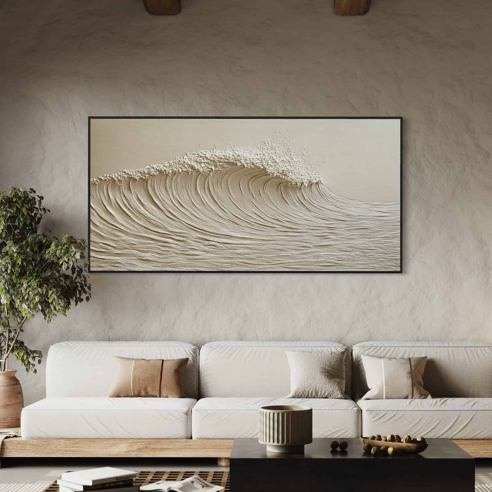 SEA & BEACH ART "IVORY CREST"