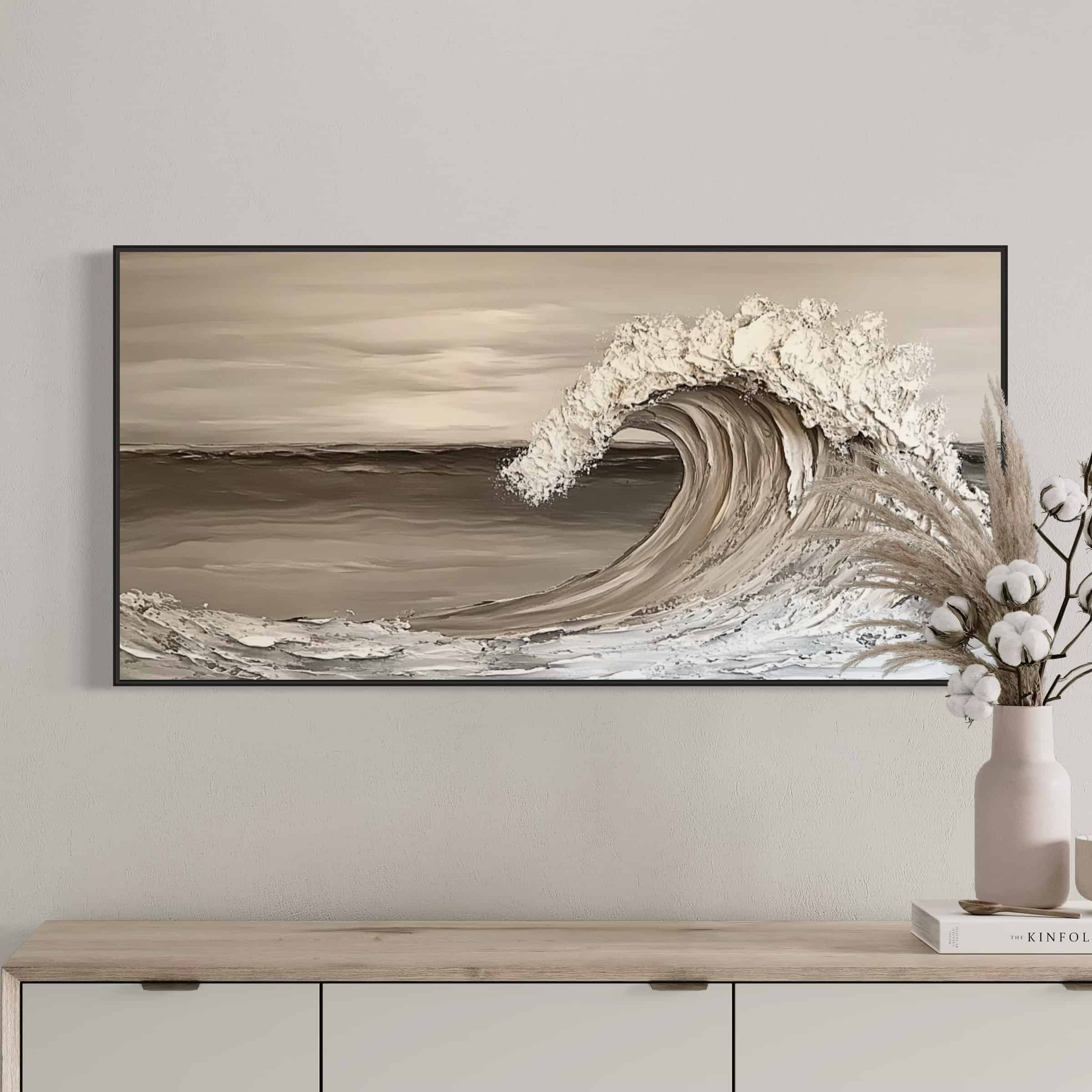 SEA & BEACH ART "STORMY BREAK"
