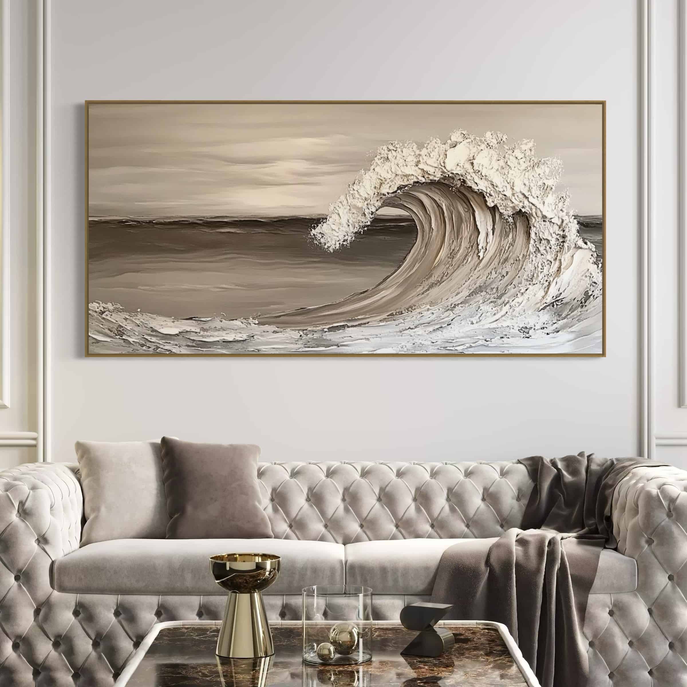SEA & BEACH ART "STORMY BREAK"